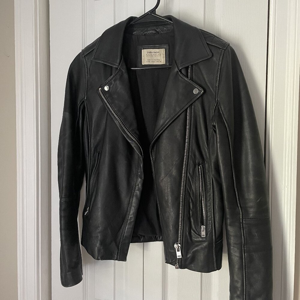 Vintage Leather Zara Jacket - Small